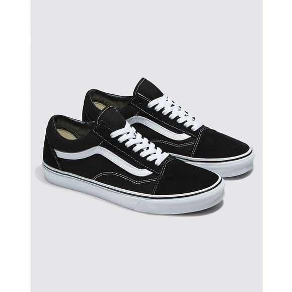 Vans Old Skool Classic Black/White Men Skate Shoes Size 7 main image 4